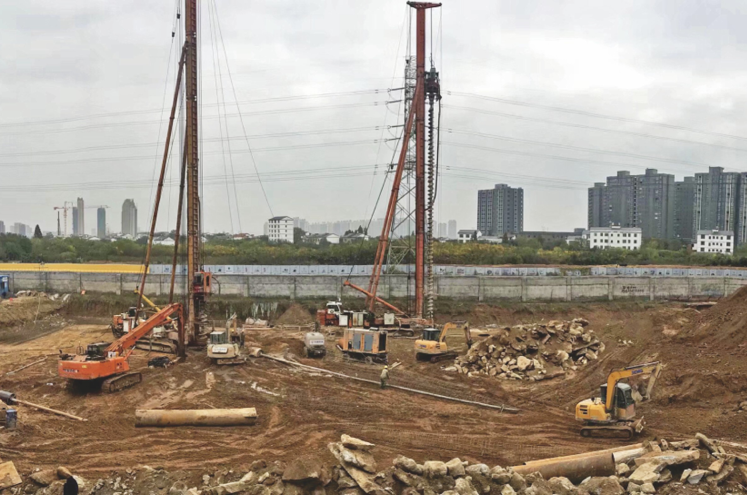 南昌上峰景城桩基工程